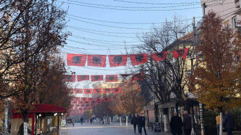 priština albanske zastave