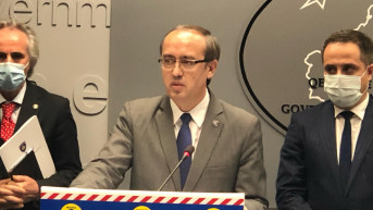Avdulah Hoti na KZN povodom sednice Ustavnog suda.jpg