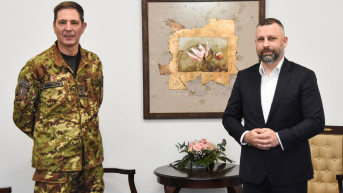 Dalibor Jevtić sa komandantom Kfora
