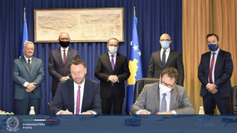 Potpisivanje ugovora o rehabilitaciji puta Ulaz u Uroševac