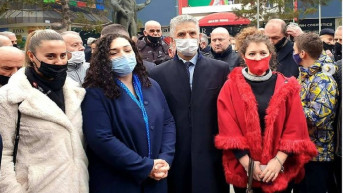 Sulejman Ugljanin i Vjosa Osmani.
