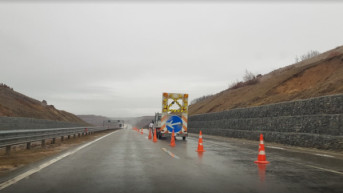 Klizište na autoputu Ibrahim Rugova