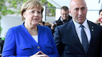 Angela Merkel i Ramuš Haradinaj Angela Merkel i Ramuš Haradinaj