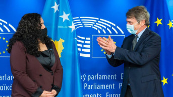 David Sasoli i Vjosa  Osmani