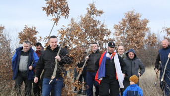 Meštani i predsednik opštine Gračanica