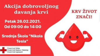 Leposavić - Akcija dobrovoljnog davanja krvi