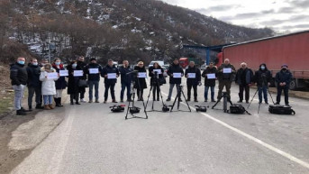 protest novinara Jarinje