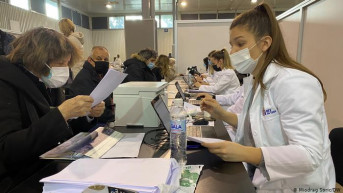 Masovna vakcinacija na Beogradskom sajmu Masovna vakcinacija na Beogradskom sajmu