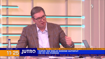 Aleksandar Vučić na TV Prva Aleksandar Vučić na TV Prva