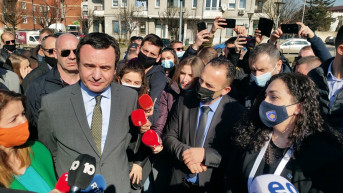 Aljbin Kurti i Vjosa Osmani u Obiliću Aljbin Kurti i Vjosa Osmani u Obiliću