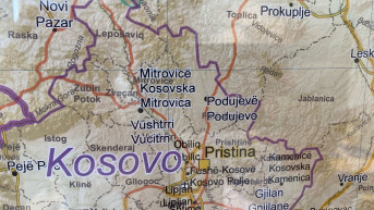 Kosovo-karta Kosovo-karta