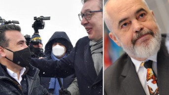 Rama, Vučić i Zaev Rama, Vučić i Zaev - vakcine