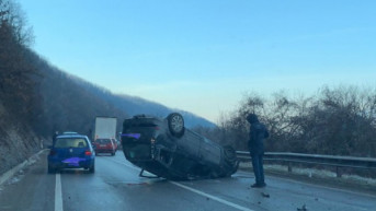 Saobraćajna nesreća na putu Priština-Podujevo