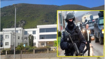 Zgrada opštine Istok i Kosovska policija Zgrada opštine Istok i Kosovska policija