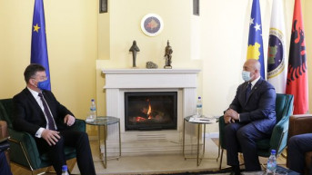 Miroslav Lajčak i Ramuš Haradinaj Miroslav Lajčak i Ramuš Haradinaj