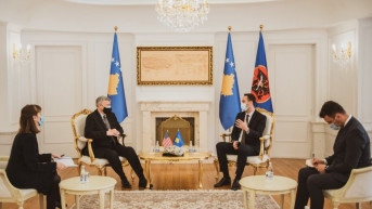 Gljauk Konjufca i američki ambasador Filip Kosnet