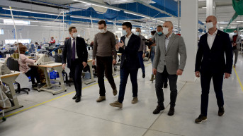 Petković i predstavnici Srpske liste u fabrici teksita u Raški