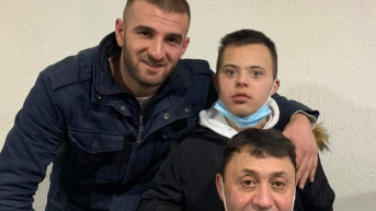 Ministar Rame Ljikaj sa osobom sa Daunovim sindromom