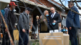 Rakić sa Srbima u Babljaku
