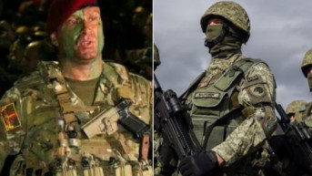 Albanski pukovnik Driton Demiraj Albanski pukovnik Driton Demiraj