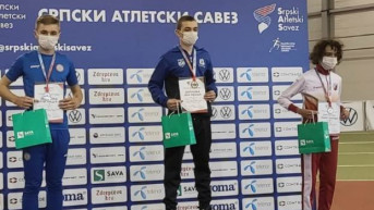 Uroš Mašić, vicešampion Srbije na 800 metara Uroš Mašić, vicešampion Srbije na 800 metara