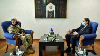 Aljbin Kurti i brigadni general Lari Henri Aljbin Kurti i brigadni general Lari Henri