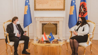Vjosa Osmani i Aleksandar Van der Vedinger 