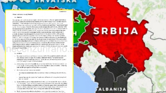 DOKUMENT non paper prekrajanje granica Zapadnog Balkana