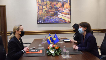 Donika Gervala sa ambasadorkom Švedske