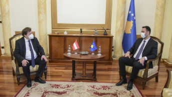 Gljauk Konjufca i austrijski ambasador Kristof Vajdinger