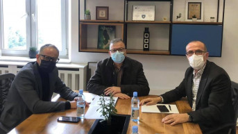 Bekim Hadžiu sa predstavnicima Ministarstva zdravlja