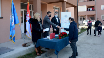 Dodela stanova u Zvečanu za bivše stanare Staračkog doma