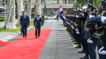 Kosovski ministar odbrane Armend Mehaj sa hrvatskim kolegom Mariom Banožićem