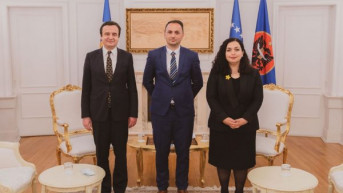 Kurti i Osmani sa Petritom Ajetijem, novim direktorom KIA