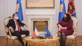 Vjosa Osmani i Pavel Bilek