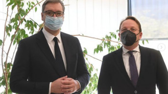  Aleksandar Vučić i Oliver Varhejiji