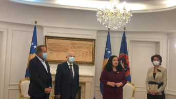 Vjosa Osmani sa bivšim pedsednicima Vjosa Osmani sa bivšim pedsednicima