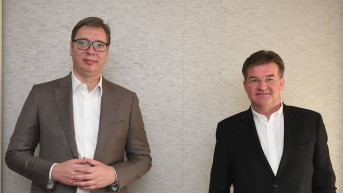 Vučić i Lajčak Brisel