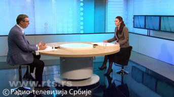 Predsednik Srbije u Dnevniku RTS