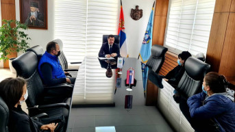 Zoran Todić u razgovoru sa građanima Leposavića