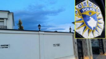 policija kuća Graince grafiti