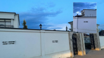 grafiti na kući Adeline Graince