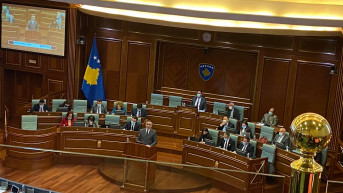 Besnik Tahiri u kosovskoj skupštini
