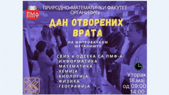 Dan otvorenih vrata - PMF Dan otvorenih vrata - PMF