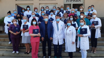 Glavne medicinske sestre sa rukovodstvom KBC u Severnoj Mitrovici Glavne medicinske sestre sa rukovodstvom KBC u Severnoj Mitrovici