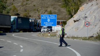 Jarinje, prilaz iz Srbije, tabla Raška Jarinje, prilaz iz Srbije, tabla Raška