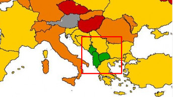 Mapa - Kosovo je deo Srbije Mapa - Kosovo je deo Srbije