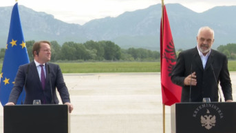 Oliver Varhelji i Edi Rama