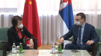 Petar Petković i ambasadorka Čen Bo Petar Petković i ambasadorka Čen Bo