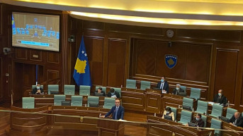 Poslanik DPK Bekim Hadžiu u kosovskoj skupštini